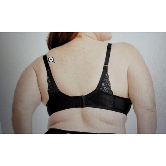 Auden Bras 44DD Set of 2 Black Lightly Lined Balconette Coverage Underwire - Picture 2 of 7